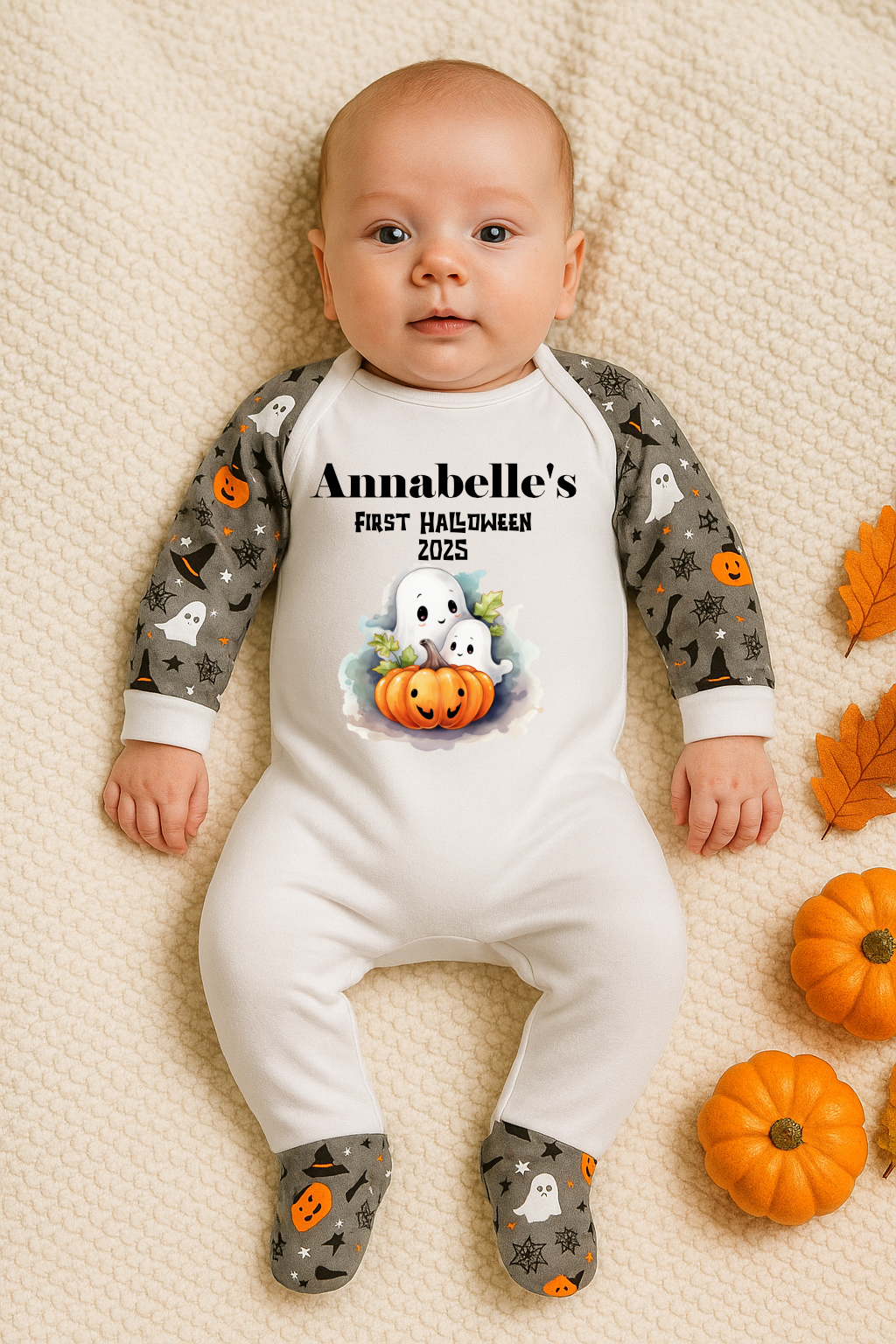 My First Halloween baby romper