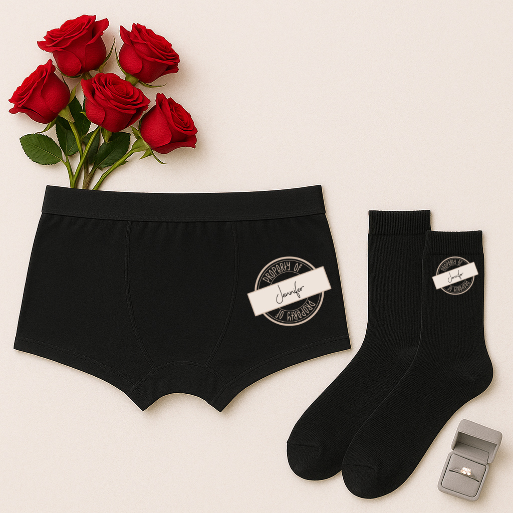 property of boxers and socks set